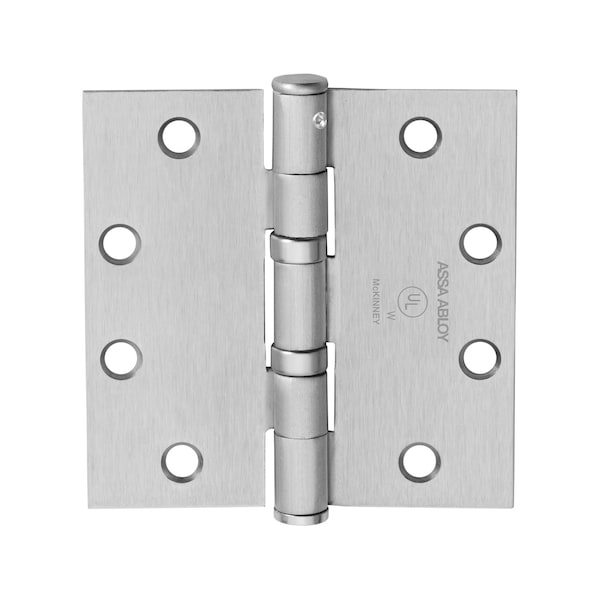 Mckinney Oil Bearing Butt Hinge, 4-1/2" x 4-1/2", US26D, NRP, STD, Steel Base TA2314 4-1/2X4-1/2 26D NRP - main